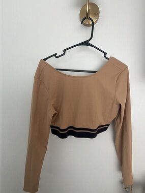 JoyLab Women's Cropped Long-Sleeve - Tan